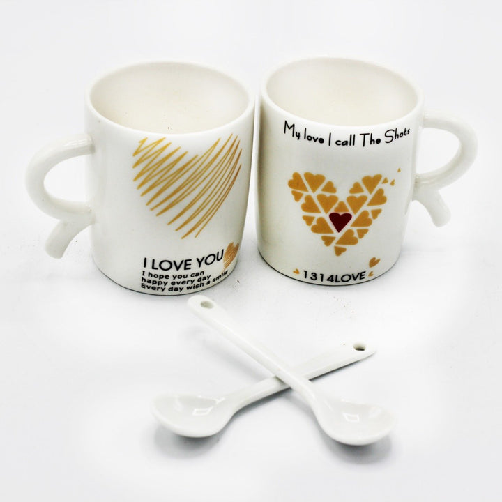 Mug Pair - I Love You - Small | kitchen item | Waseeh Pakistan