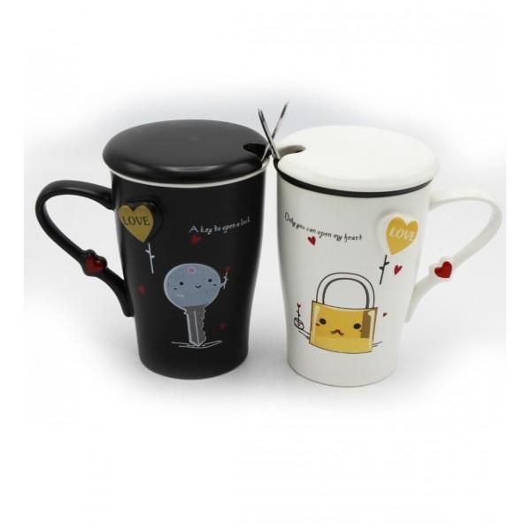 Mug Pair- Sweet Moments | kitchen item | Waseeh Pakistan