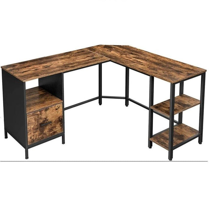 Multi Cabinet L-Shape Home Office Computer Workstation Table Desk | Furniture | Waseeh Pakistan
