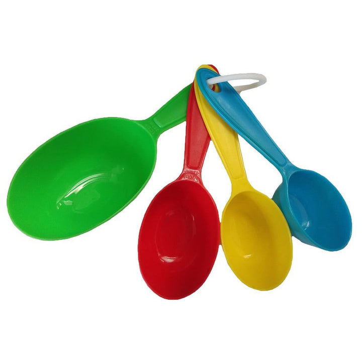 Multi-Colored Measuring Cups and Spoons (9 pcs) | kitchen item | Waseeh Pakistan