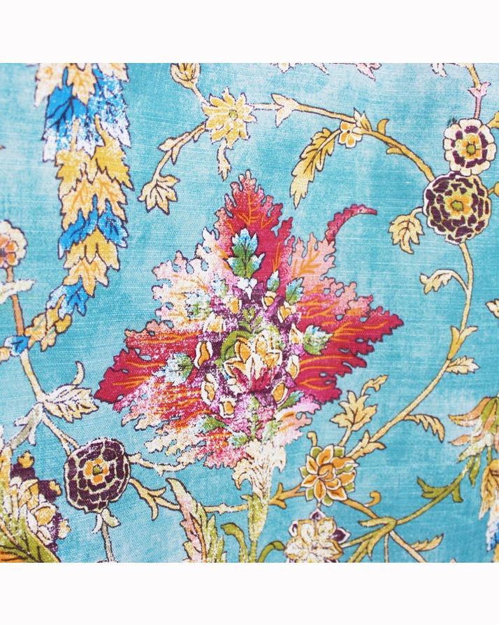 Multi Floral Design - Single Panel With Linning - 50" x 97" | Home Décor | Waseeh Pakistan