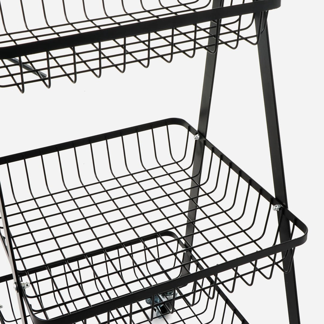 Multi-Function Mobile Trolley Cart (3-Tier) | Furniture | Waseeh Pakistan
