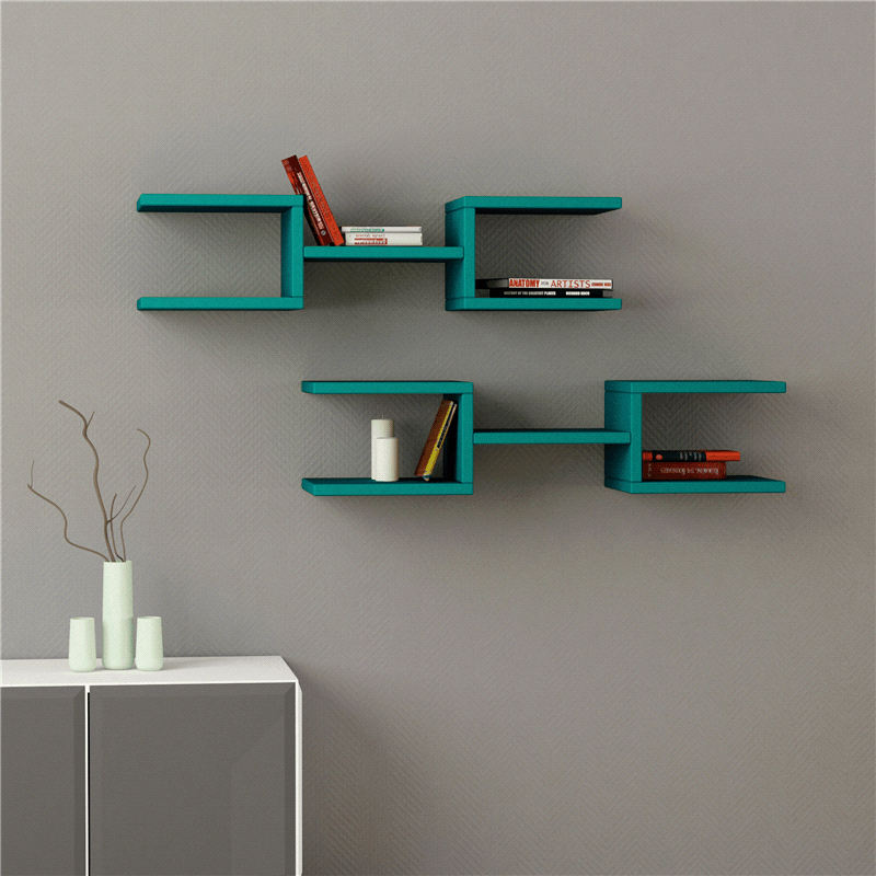 Multi Hype Living Lounge Drawing Room Floating Shelve Decor (Set of 2) | Furniture | Waseeh Pakistan