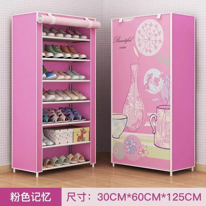 Multi-layer Solid Cloth Shoe cabinet | Furniture | Waseeh Pakistan