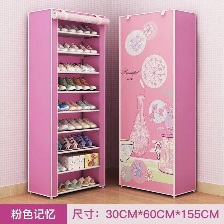 Multi-layer Solid Cloth Shoe cabinet | Furniture | Waseeh Pakistan