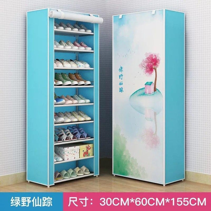 Multi-layer Solid Cloth Shoe cabinet | Furniture | Waseeh Pakistan