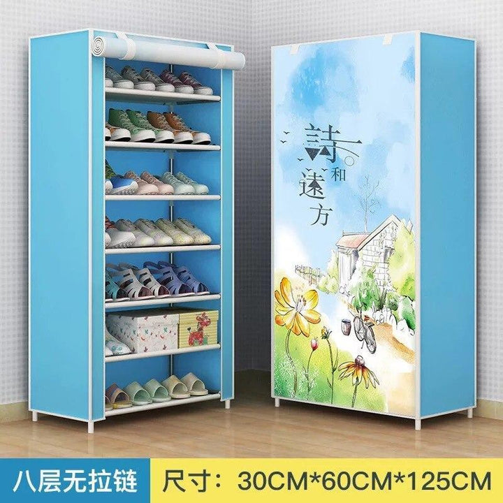 Multi-layer Solid Cloth Shoe cabinet | Furniture | Waseeh Pakistan