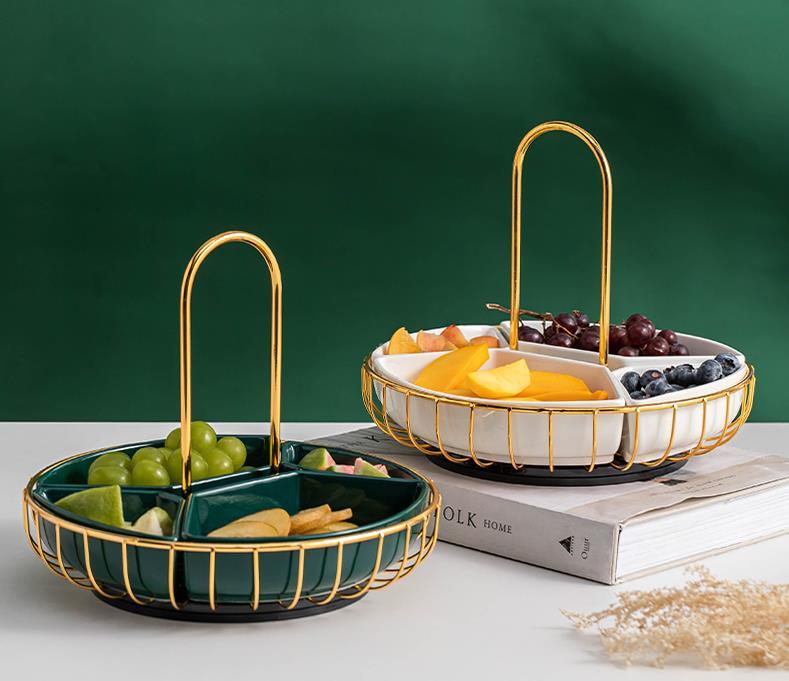 Multi-Purpose Metal Ceramic Basket | kitchen item | Waseeh Pakistan