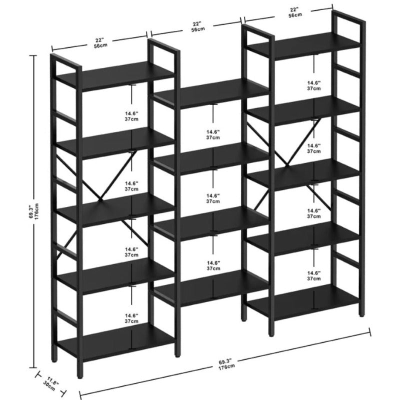 Multiuse Crosser Bookcase Storage Organizer Rack | Furniture | Waseeh Pakistan