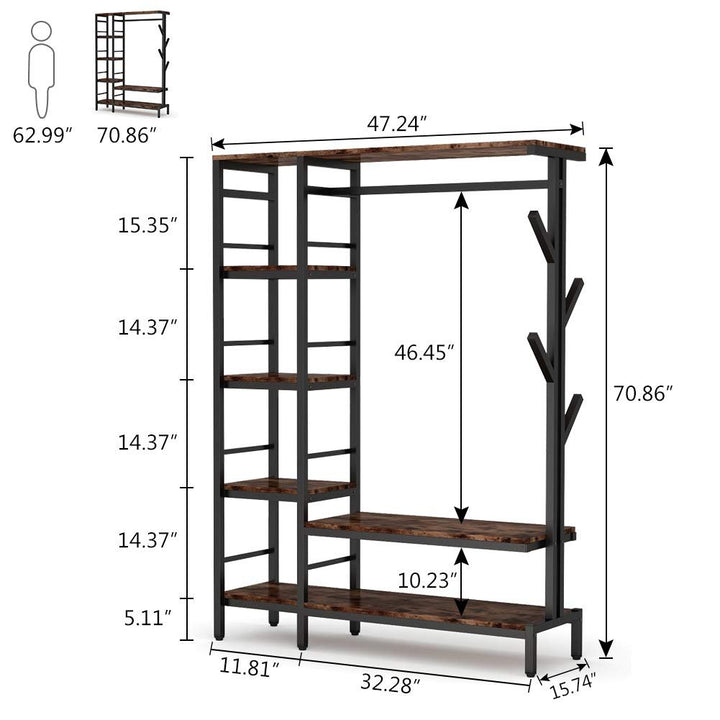 Murky Duty Bedroom Shoe Coat Hang Organizer Rack - Special | Furniture | Waseeh Pakistan