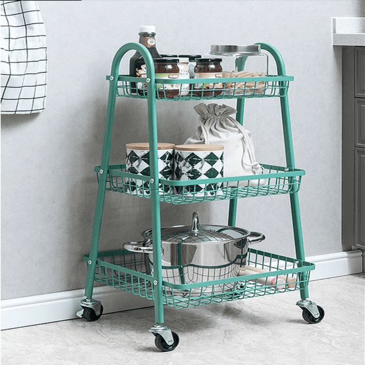 Muscular Stainless Steel Tray (3 Tier) | Furniture | Waseeh Pakistan