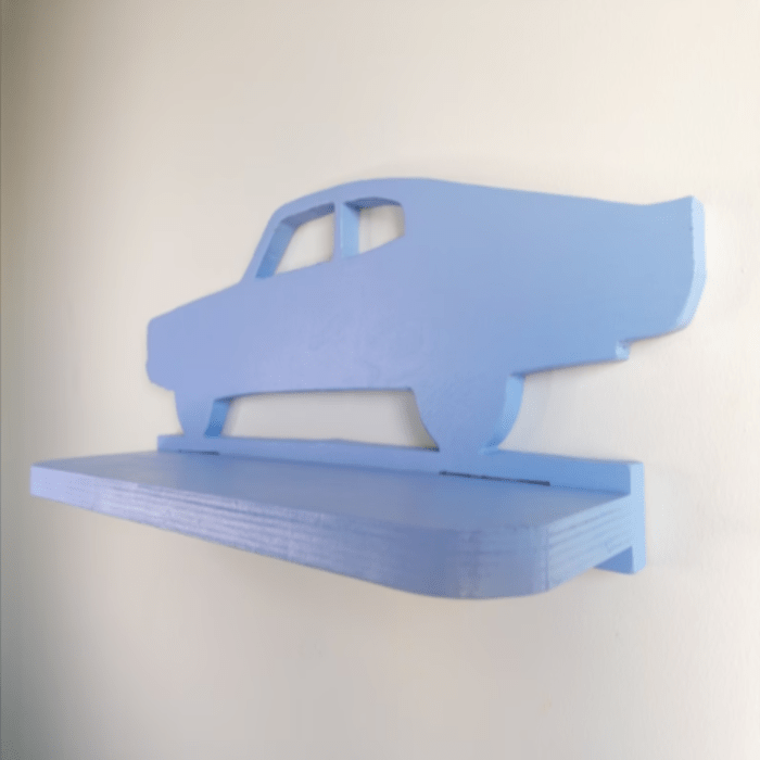 Mustang Car Boys Kids Bedroom Floating Organizer Shelve Decor | Furniture | Waseeh Pakistan