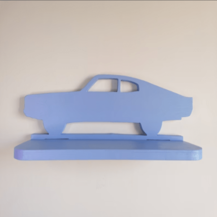 Mustang Car Boys Kids Bedroom Floating Organizer Shelve Decor | Furniture | Waseeh Pakistan