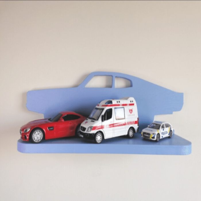 Mustang Car Boys Kids Bedroom Floating Organizer Shelve Decor | Furniture | Waseeh Pakistan