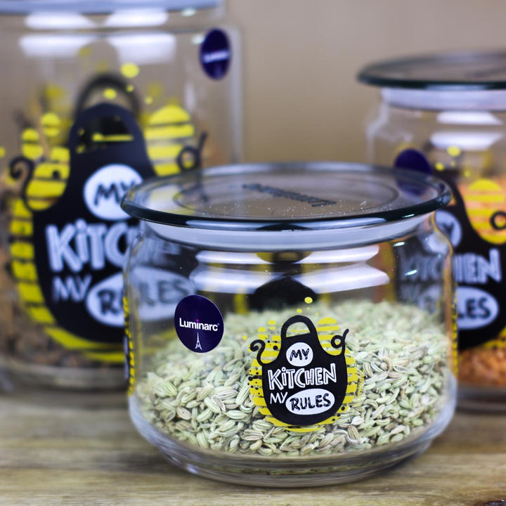 My Kitchen Rules 3pcs Jars | kitchen item | Waseeh Pakistan
