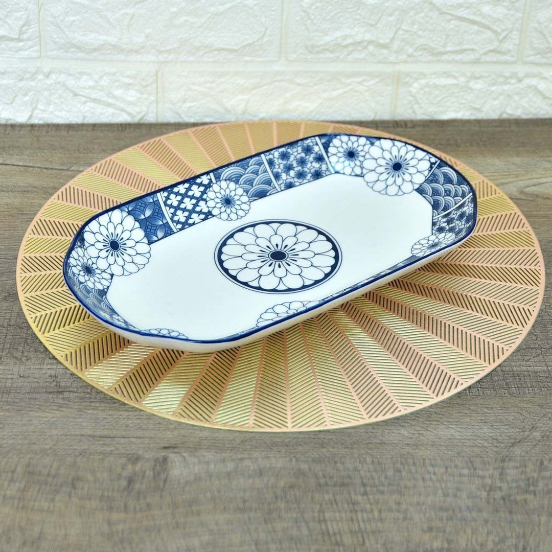Mystic Bloom Serving Tray | kitchen item | Waseeh Pakistan