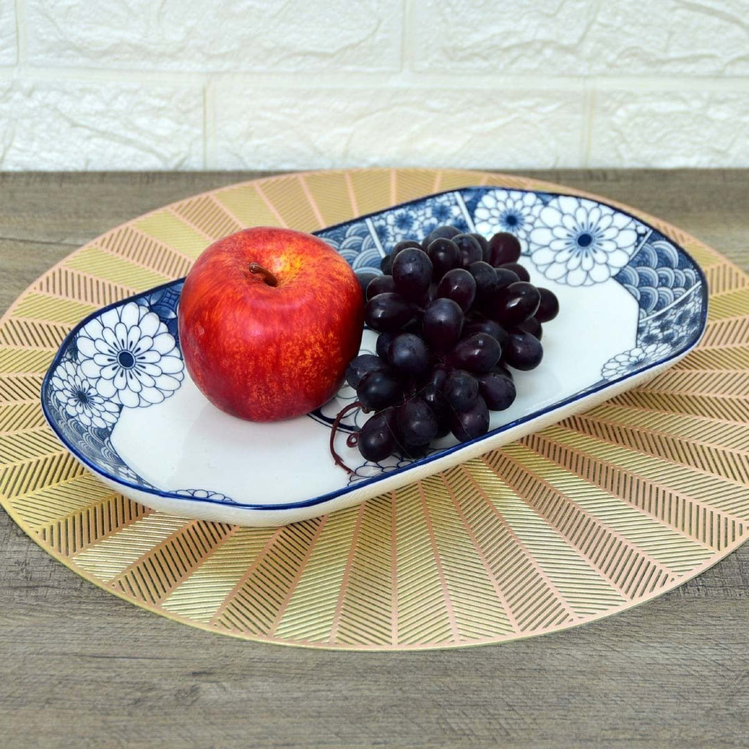 Mystic Bloom Serving Tray | kitchen item | Waseeh Pakistan