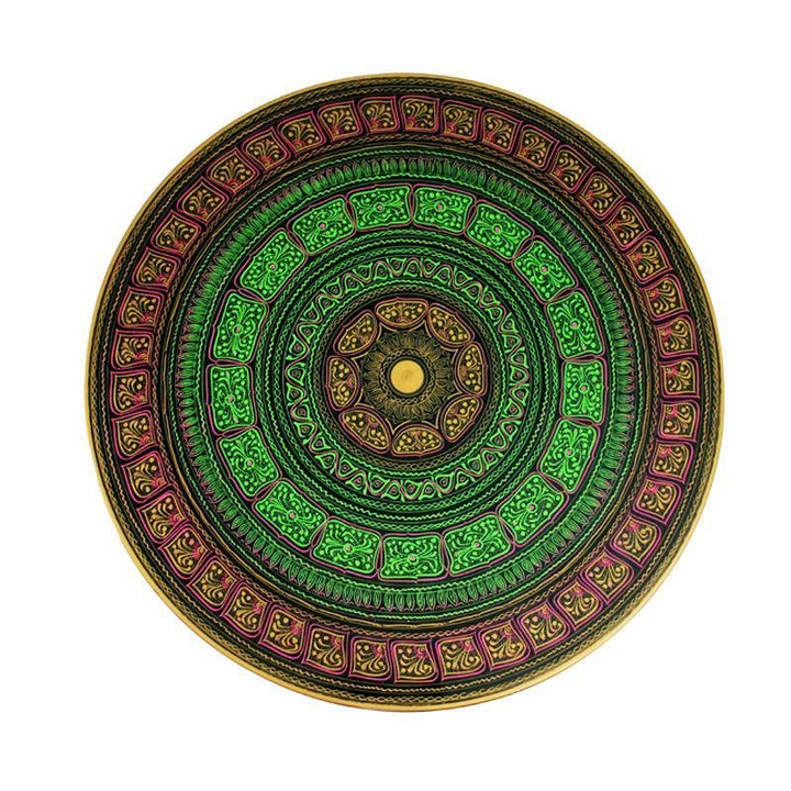 Nakshi Art Wooden Table (16") | Wooden Handy Crafts | Waseeh Pakistan
