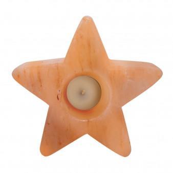 Natural Salt Candle Holder - Pack of 2 Stars | Home Décor | Waseeh Pakistan