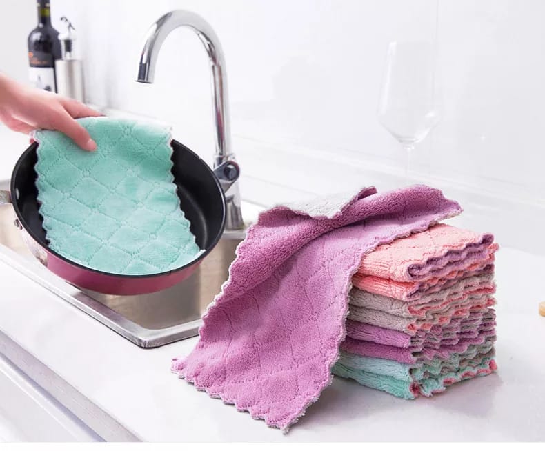 New Dishwashing Towel (Pack of 5) | kitchen item | Waseeh Pakistan