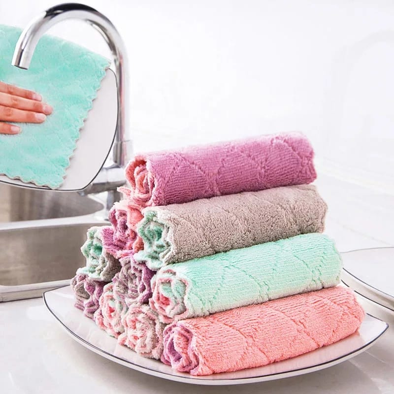 New Dishwashing Towel (Pack of 5) | kitchen item | Waseeh Pakistan