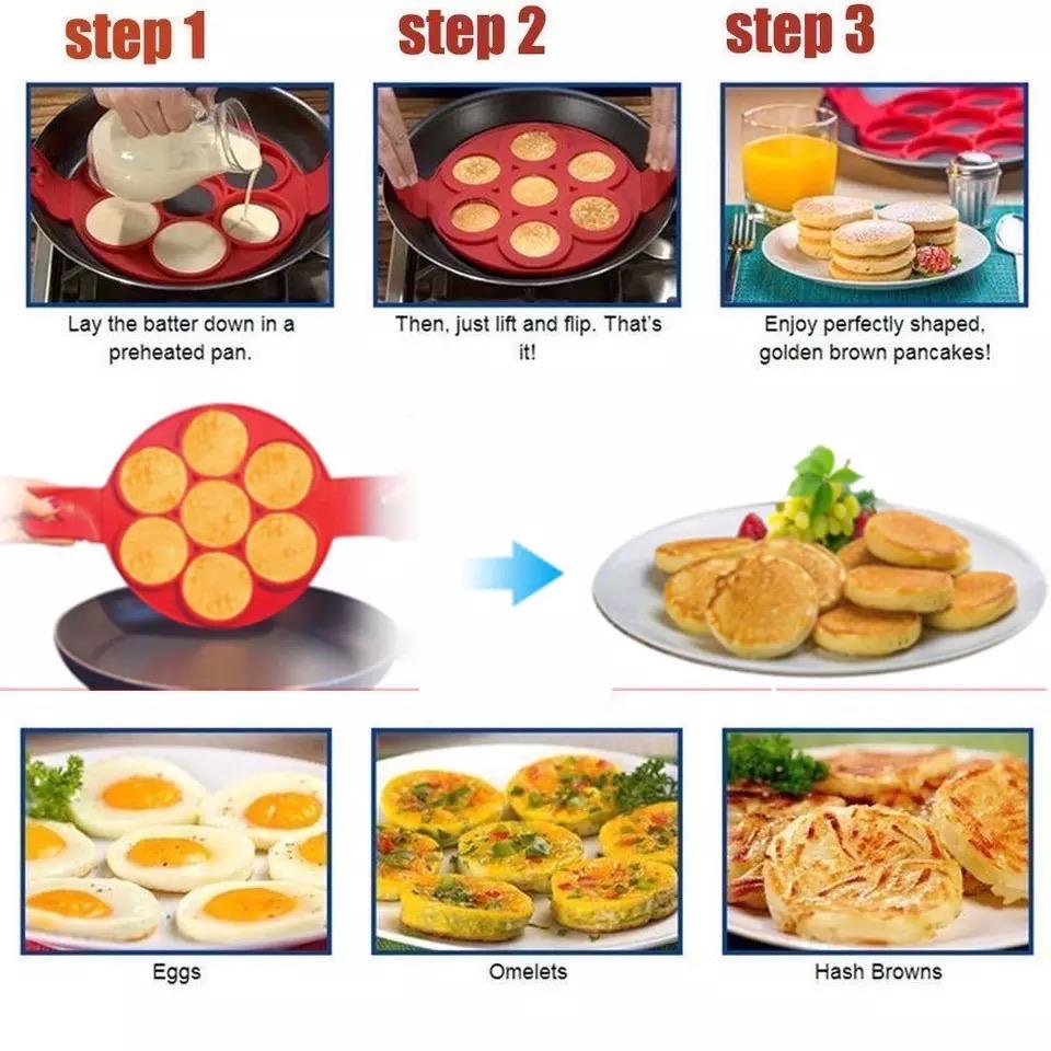 New Silicone Pancake Mold Shaper Fried Egg maker | kitchen item | Waseeh Pakistan
