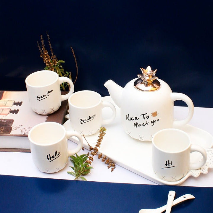 "Nice to Meet You" Cup set | kitchen item | Waseeh Pakistan