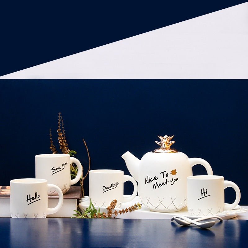 "Nice to Meet You" Cup set | kitchen item | Waseeh Pakistan