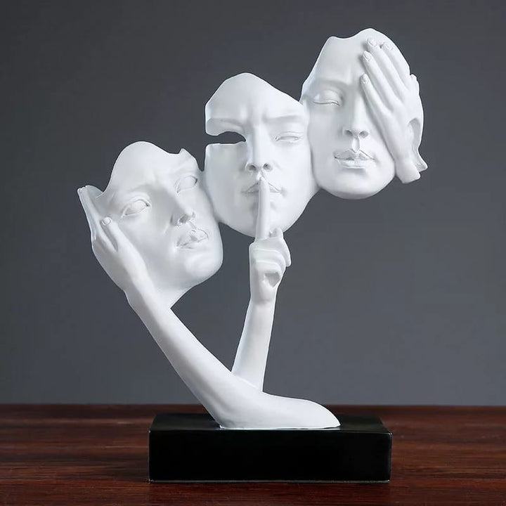 No Evil Sculpture Decor | Home Décor | Waseeh Pakistan