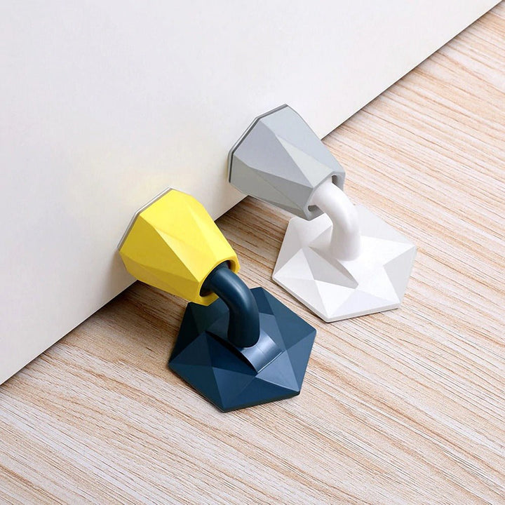 Non-punch Silicone Door Stopper (Pack of 2) | Mix &amp; Match | Waseeh Pakistan