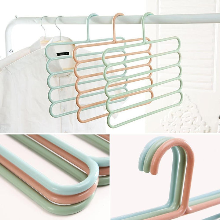 Non-Slip 5 Layers Hanger (pack of 4) | Mix &amp; Match | Waseeh Pakistan