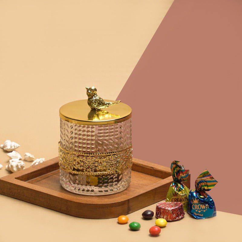 Nordic Bird Candy Jar | Home Décor | Waseeh Pakistan