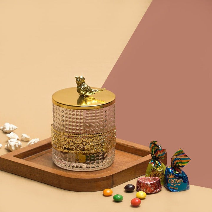 Nordic Bird Candy Jar | Home Décor | Waseeh Pakistan