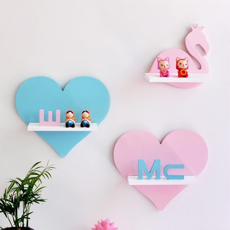 Nordic Children Ornaments Kids Bedroom Organizer Shelve Decor | Not Sale FB | Waseeh Pakistan