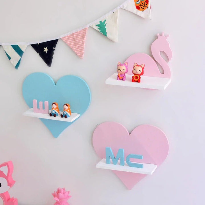 Nordic Children Ornaments Kids Bedroom Organizer Shelve Decor | Not Sale FB | Waseeh Pakistan