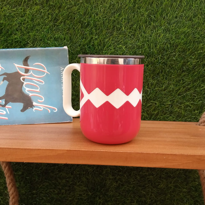 Nordic Diamond engraved Insulated Mugs | kitchen item | Waseeh Pakistan