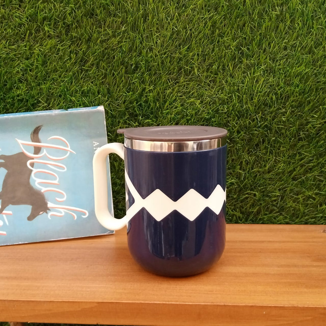 Nordic Diamond engraved Insulated Mugs | kitchen item | Waseeh Pakistan