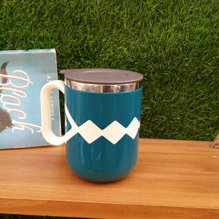 Nordic Diamond engraved Insulated Mugs | kitchen item | Waseeh Pakistan