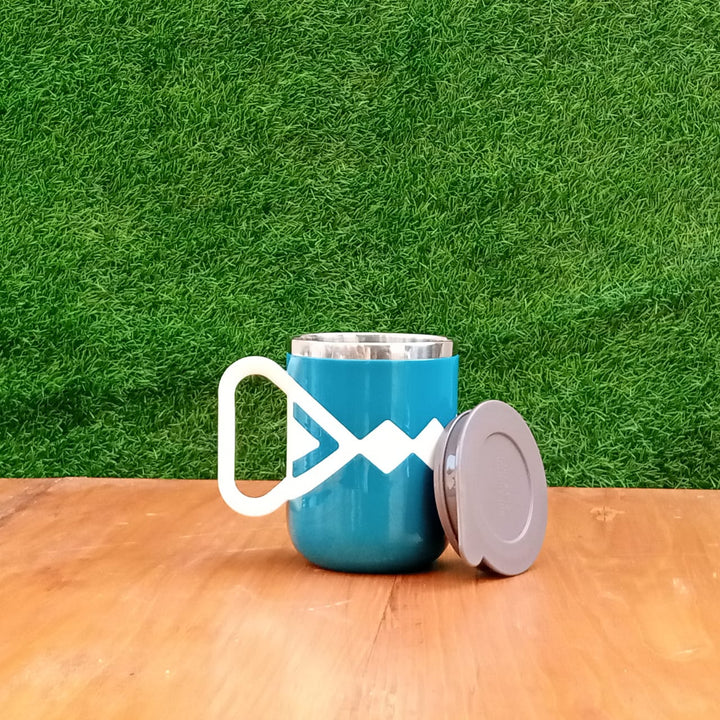 Nordic Diamond engraved Insulated Mugs | kitchen item | Waseeh Pakistan