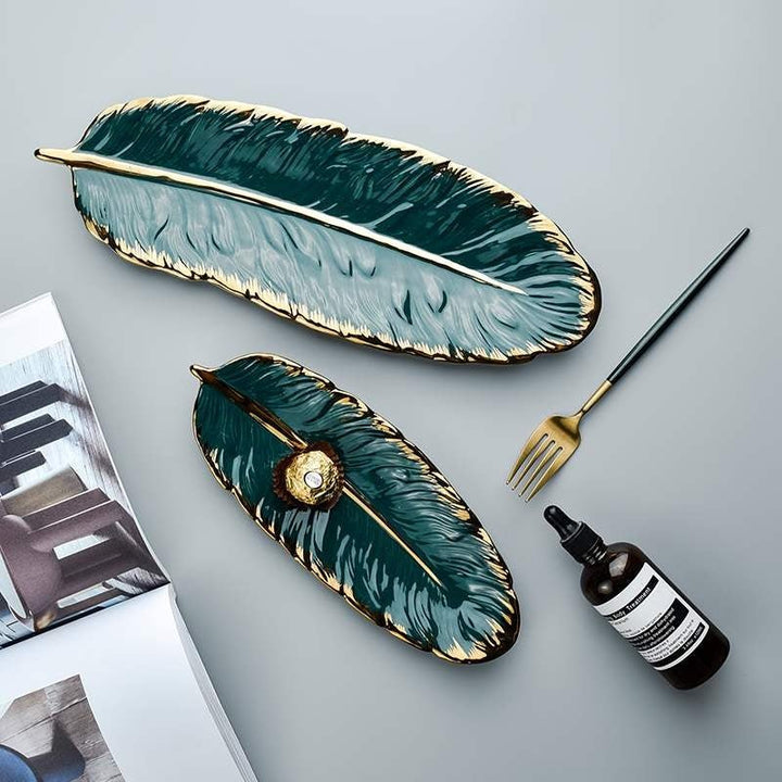Nordic jewellery Feather Plate | Mix &amp; Match | Waseeh Pakistan