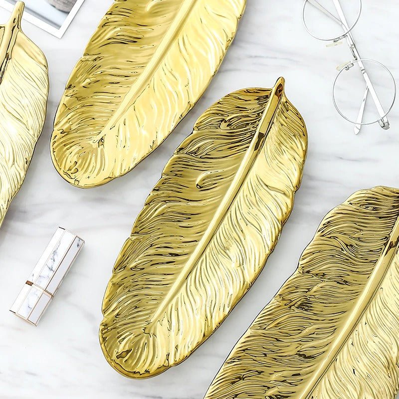 Nordic jewellery Feather Plate | Mix &amp; Match | Waseeh Pakistan