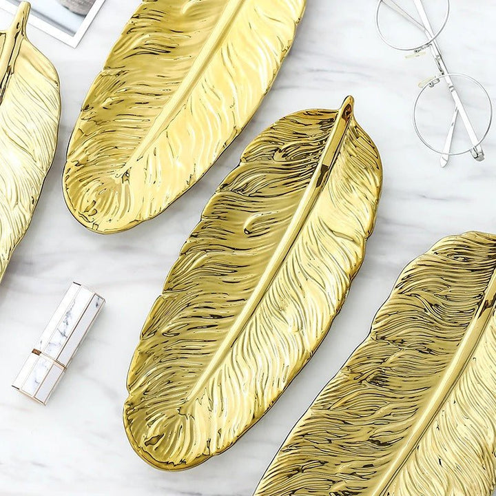 Nordic jewellery Feather Plate | Mix &amp; Match | Waseeh Pakistan