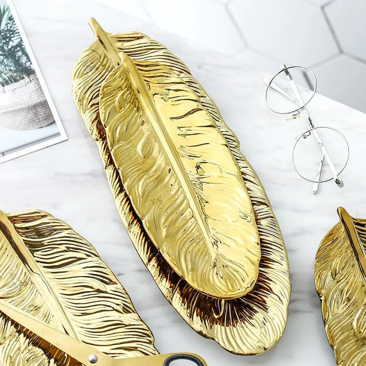 Nordic jewellery Feather Plate | Mix &amp; Match | Waseeh Pakistan