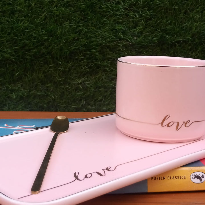 Nordic "Love" Tea Cup Set | kitchen item | Waseeh Pakistan