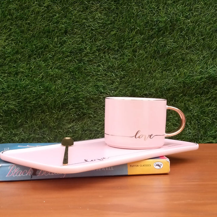 Nordic "Love" Tea Cup Set | kitchen item | Waseeh Pakistan