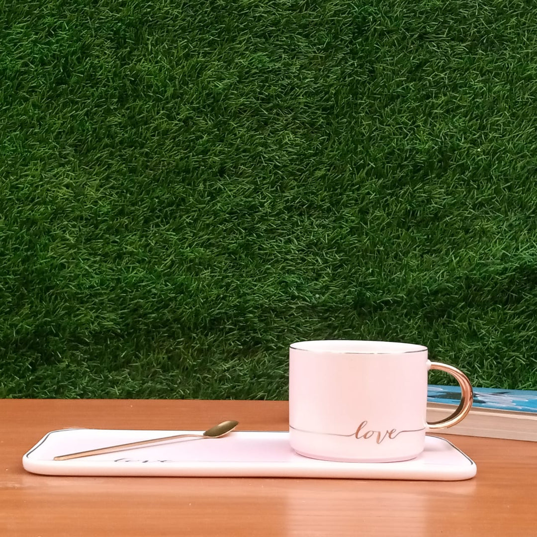 Nordic "Love" Tea Cup Set | kitchen item | Waseeh Pakistan