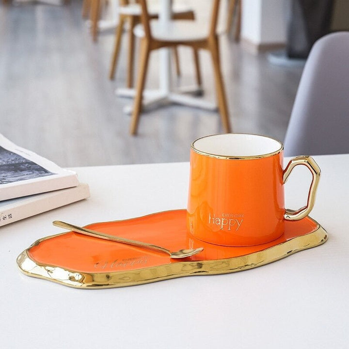 Nordic Luxury Gold Tea Cups | kitchen item | Waseeh Pakistan