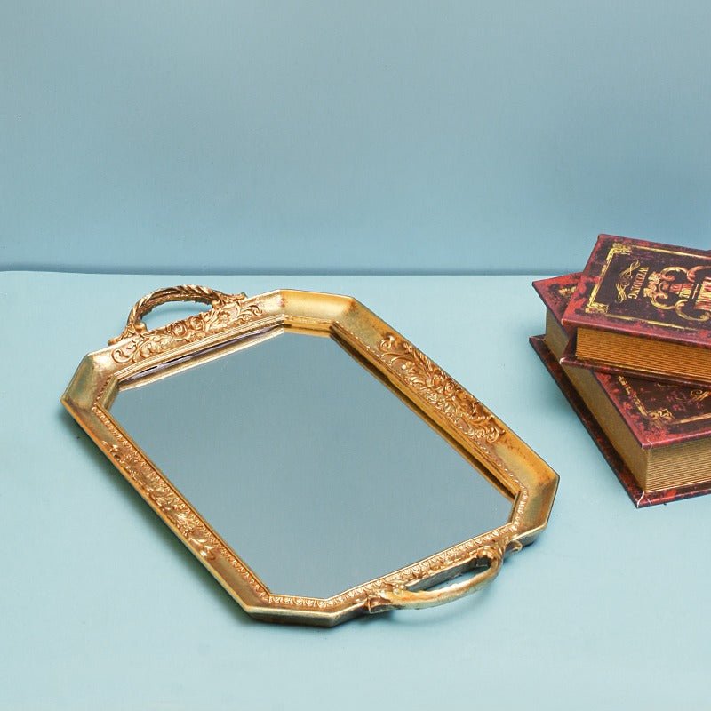 Nordic Mirror Tray Decor (Rectangle) | Home Décor | Waseeh Pakistan