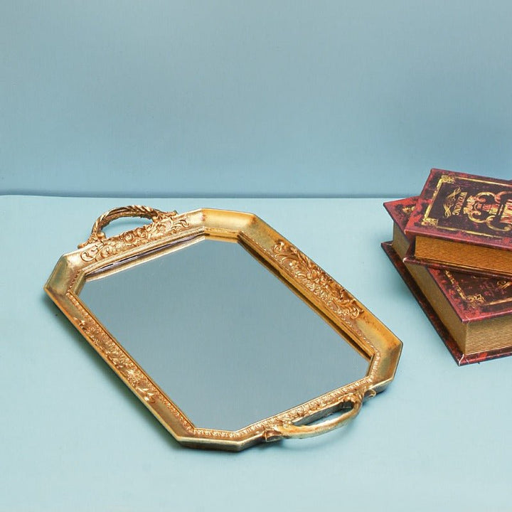 Nordic Mirror Tray Decor (Rectangle) | Home Décor | Waseeh Pakistan