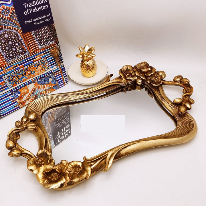 Nordic Mirror Tray Decor (Rectangle) | Home Décor | Waseeh Pakistan